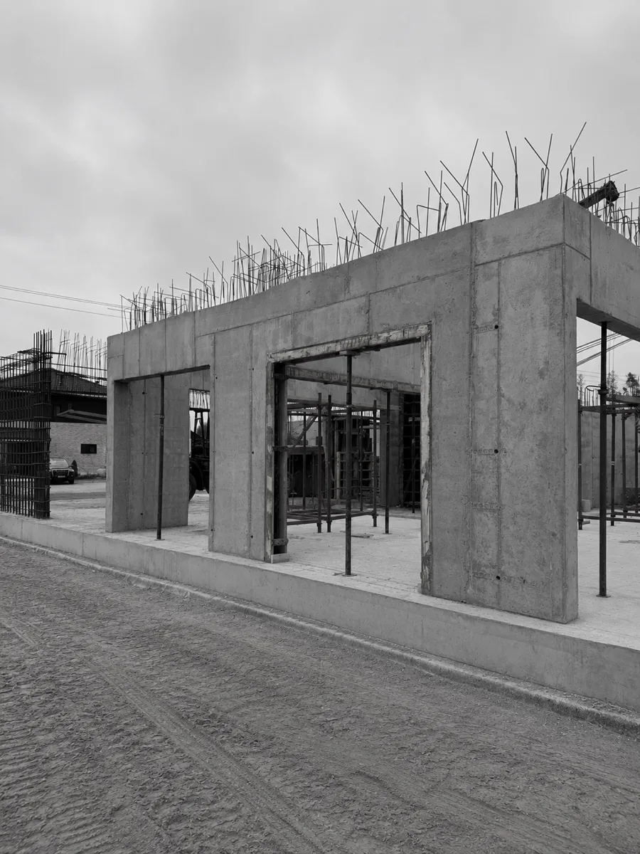 Монолит, армирование, опалубка · дом 342 м²